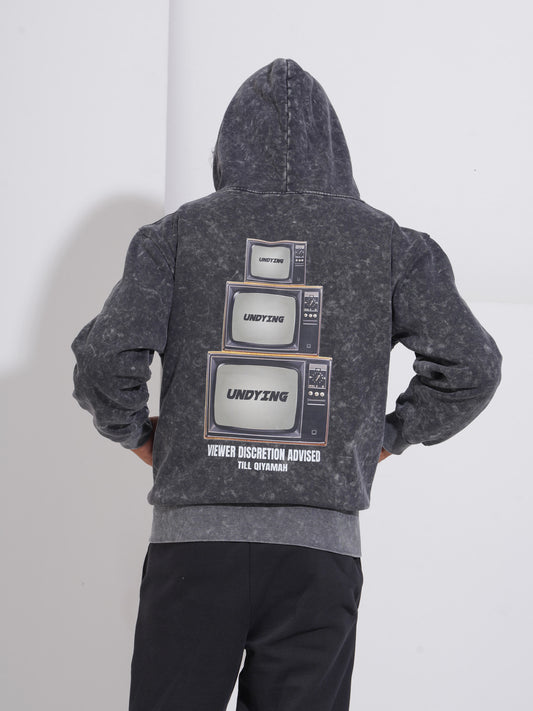 Vintage Washed Hoodie - Television