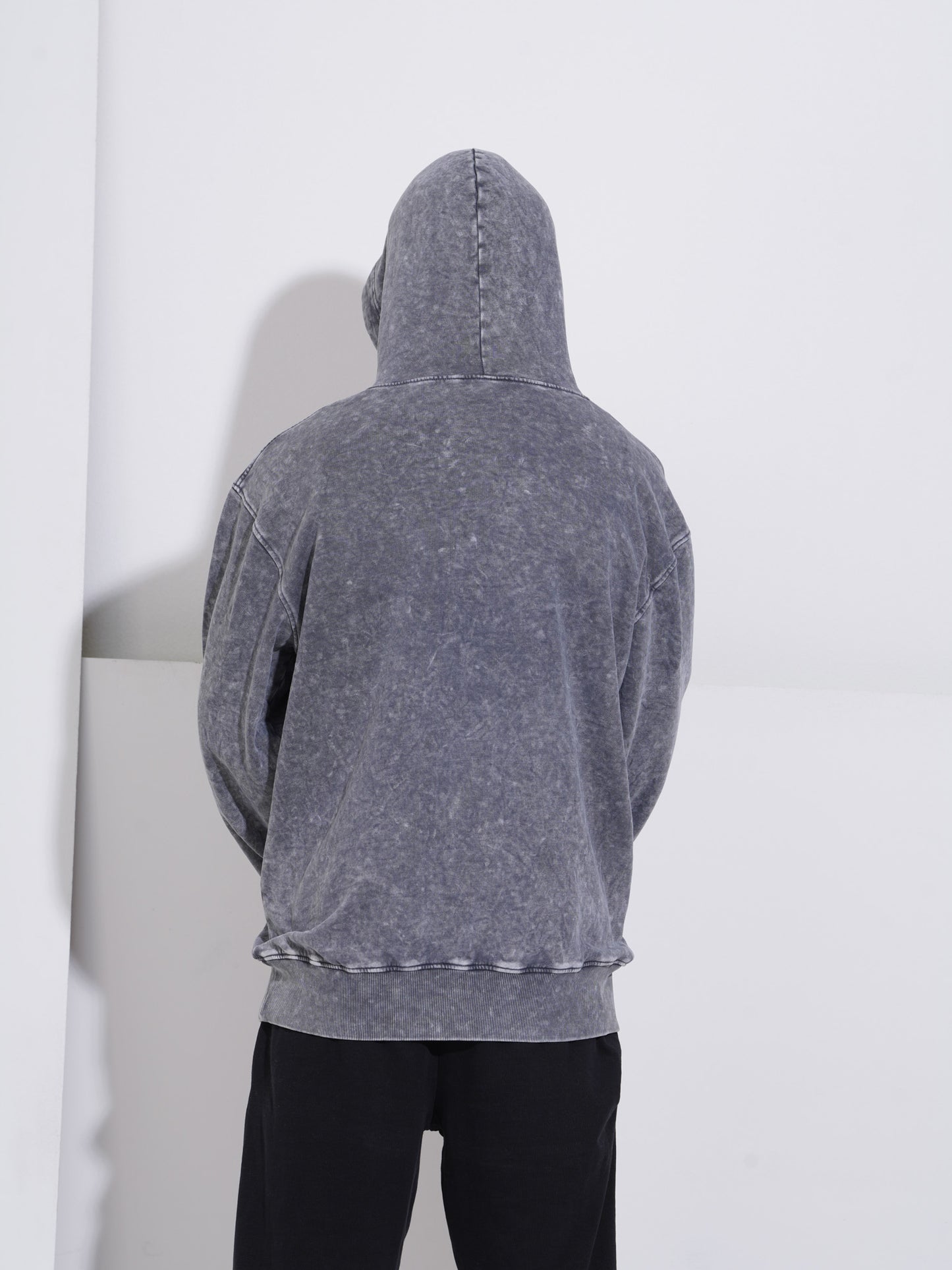 Vintage Washed Hoodie - Grey