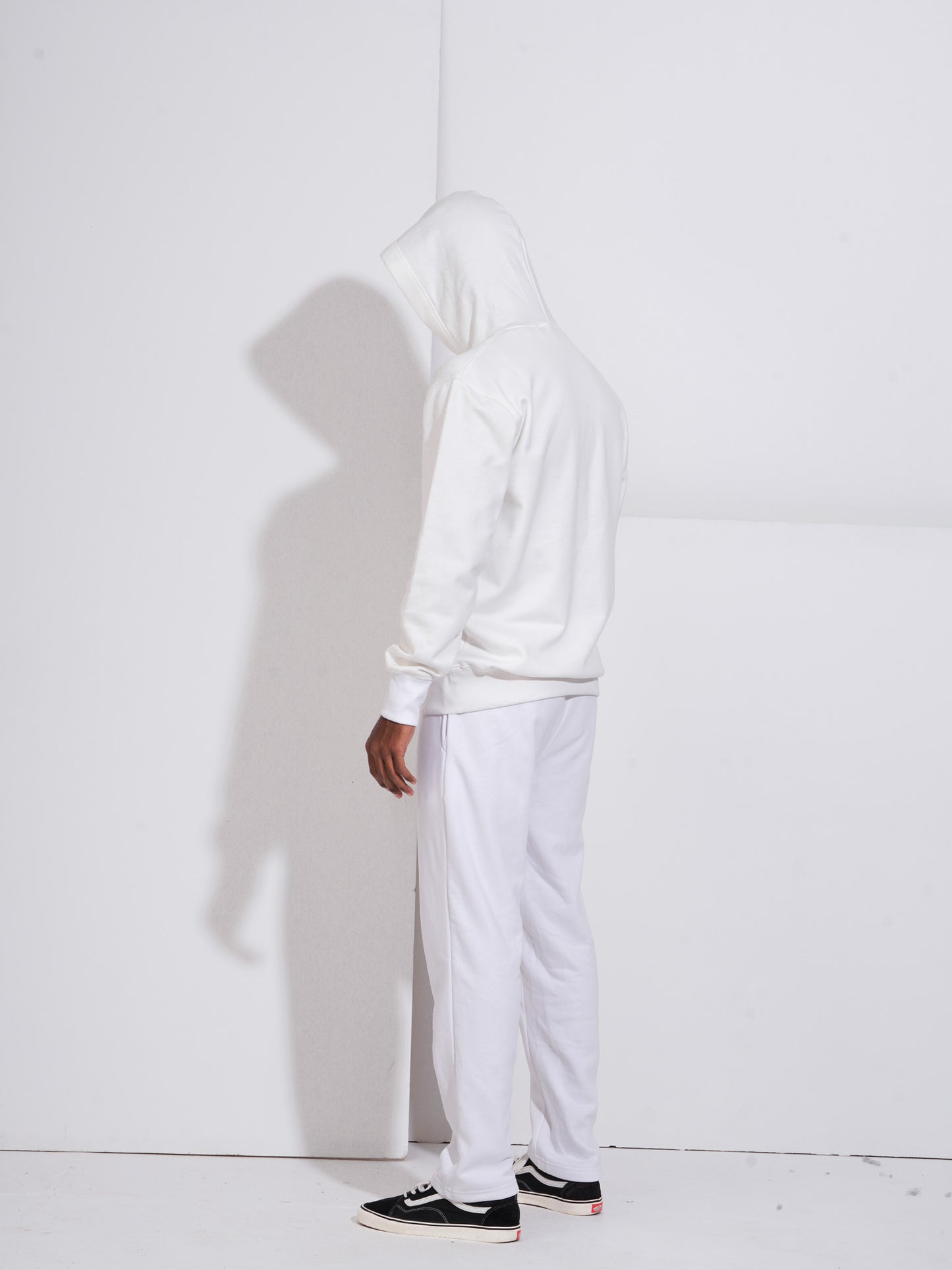 Oversized Blank Hoodie - White