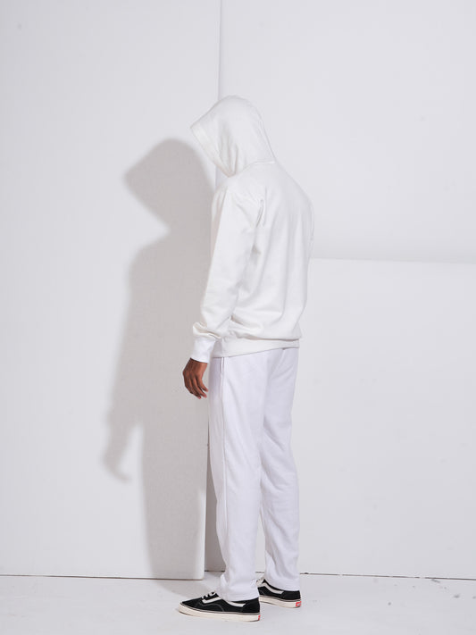 Oversized Blank Hoodie - White