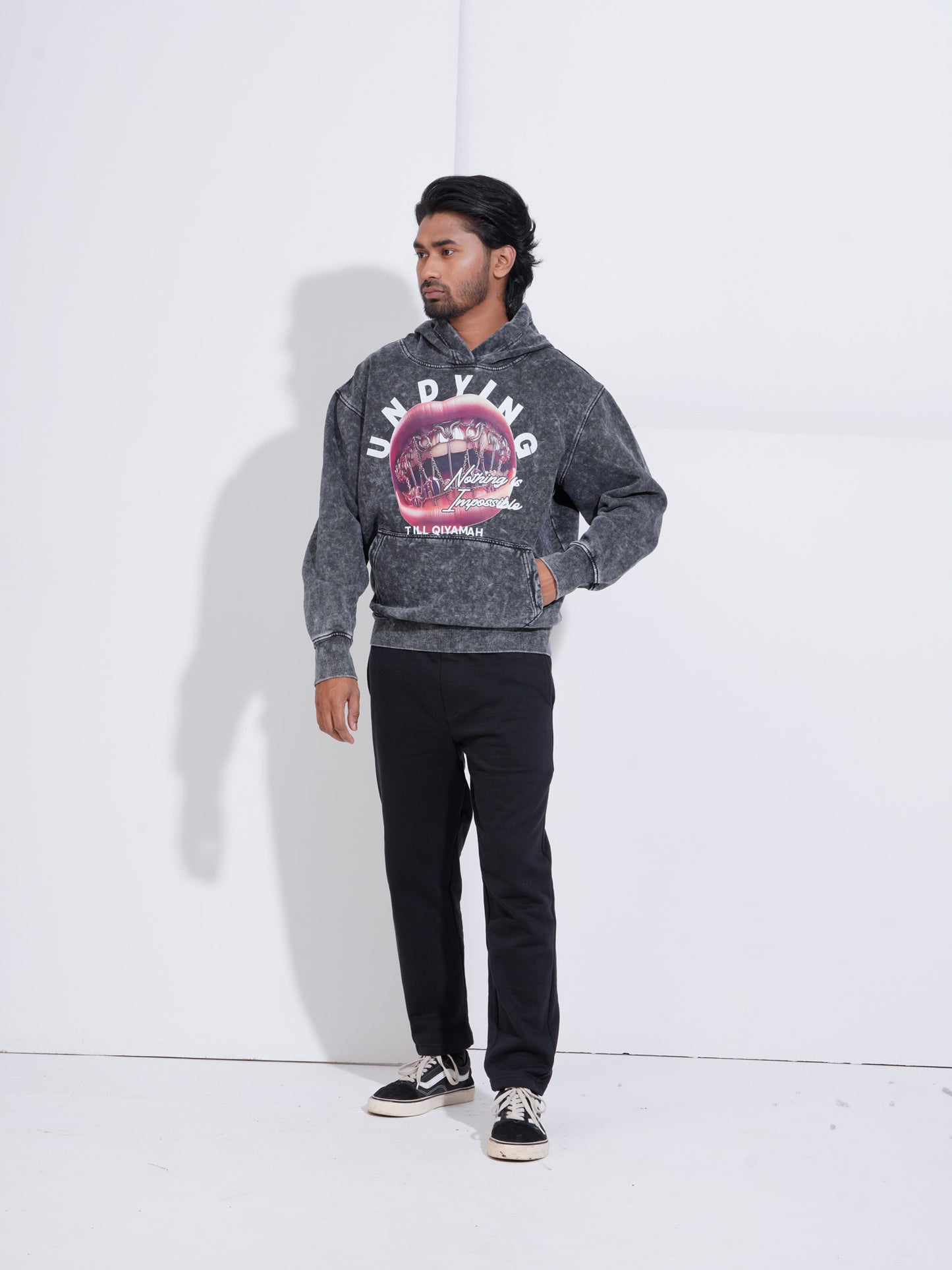 Vintage Washed Hoodie - Brace