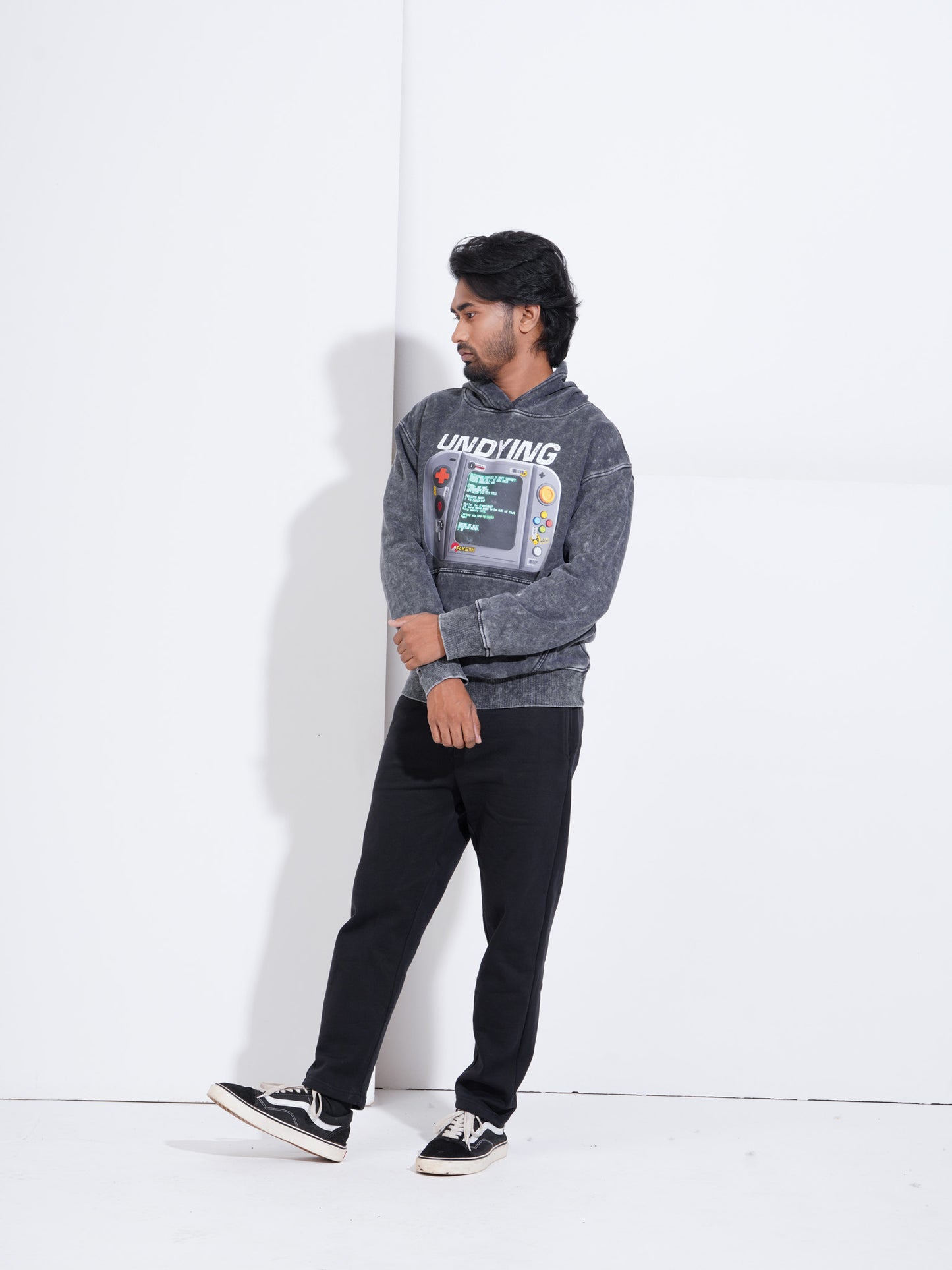 Vintage Washed Hoodie - Gamepad