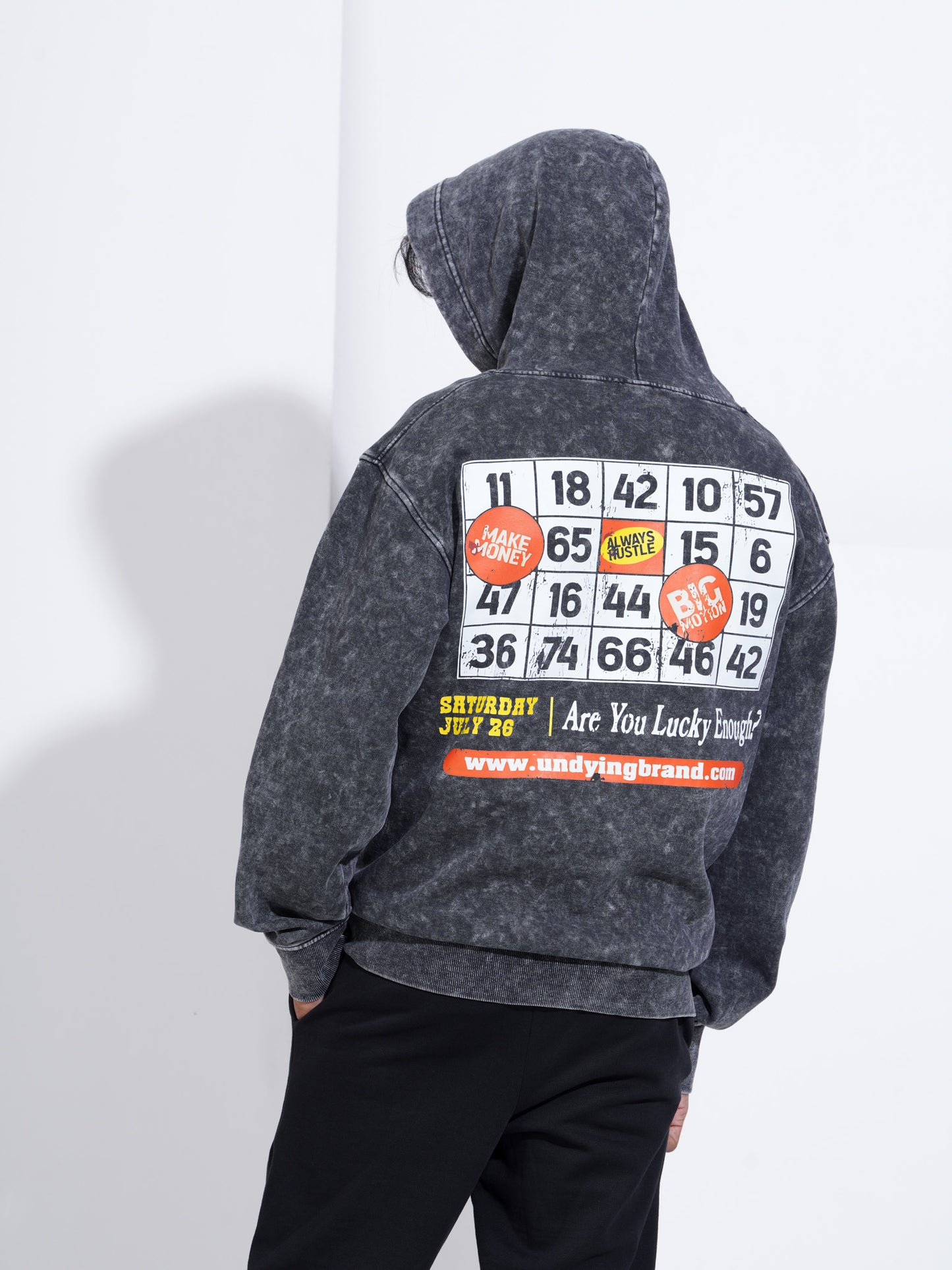 Vintage Washed Hoodie - Calender