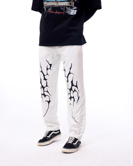 Sweatpant White - Veinfire