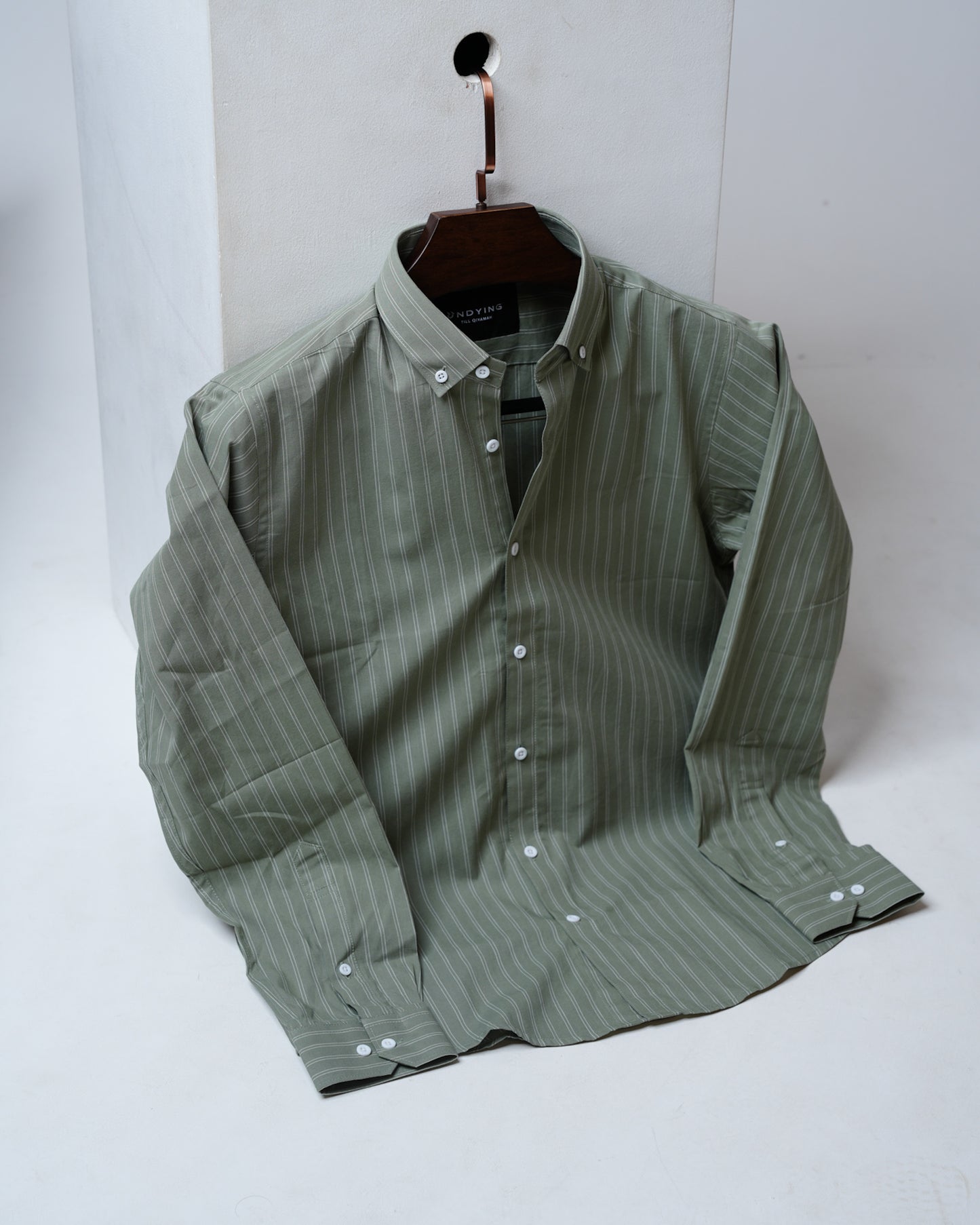 Sage Stripeform Full sleeve shirt