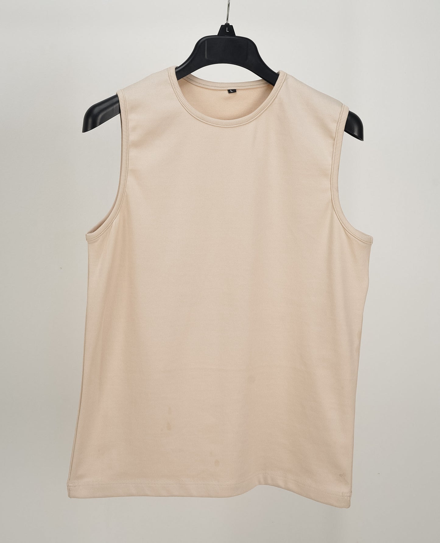 Ribbed Tank - Beige