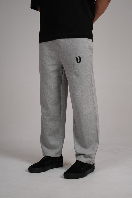 Cozy Wide Sweatpant - Grey
