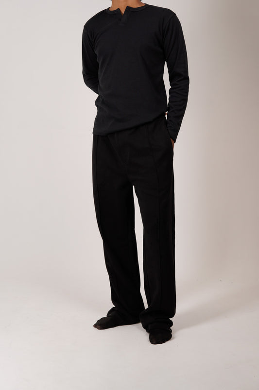 Classic Henley - Black