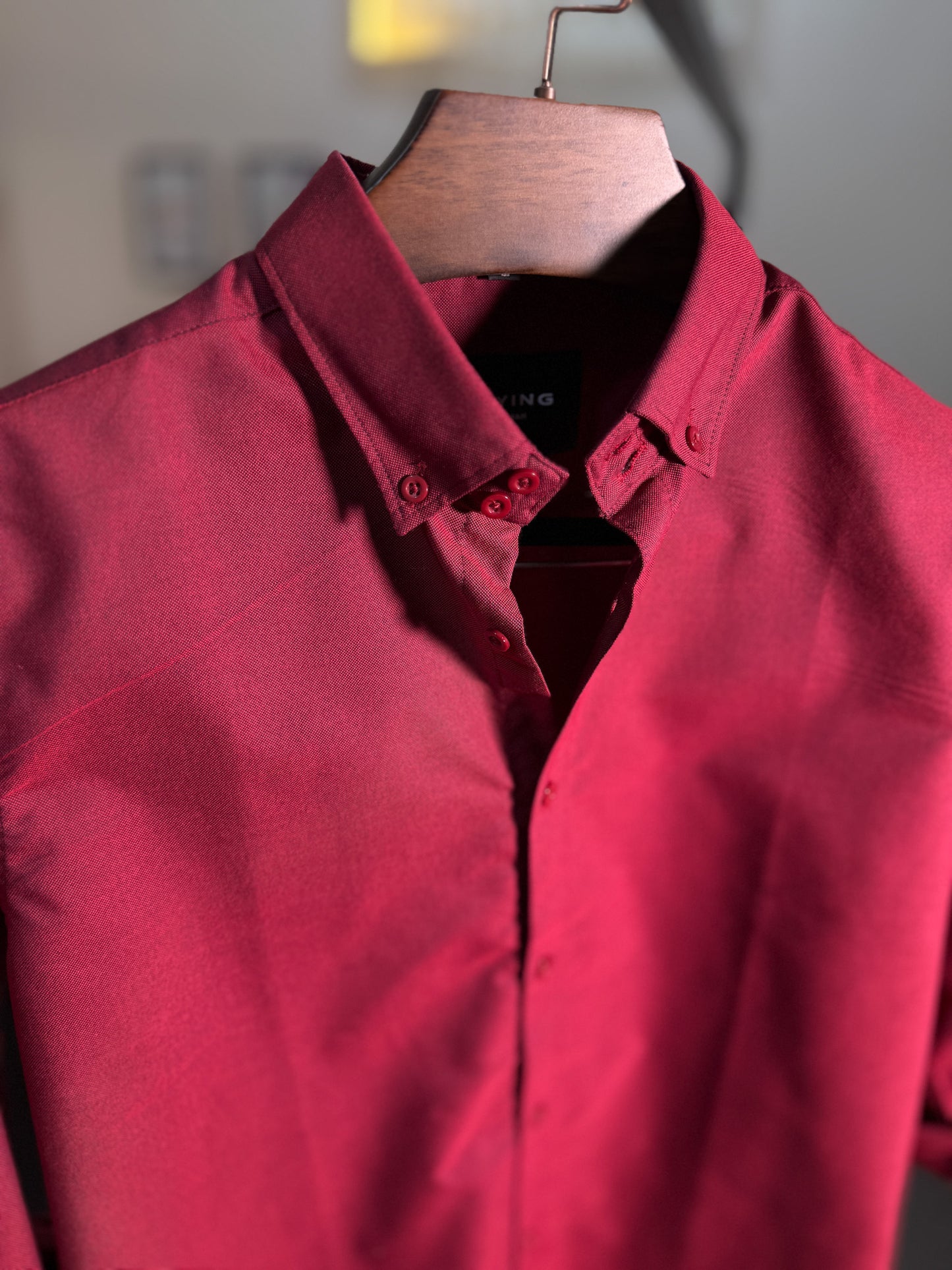Oxford Shirt - Maroon