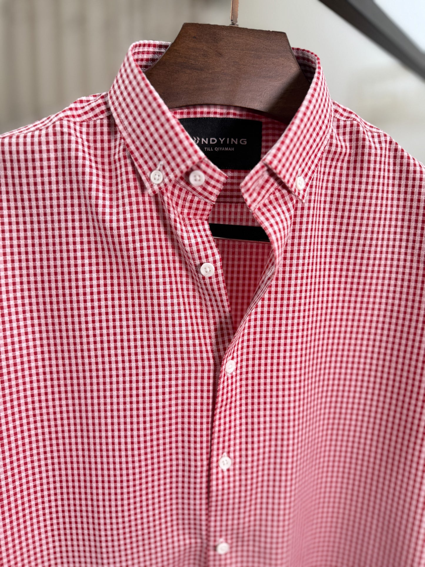 Crimson Check Full Sleeve Shirt