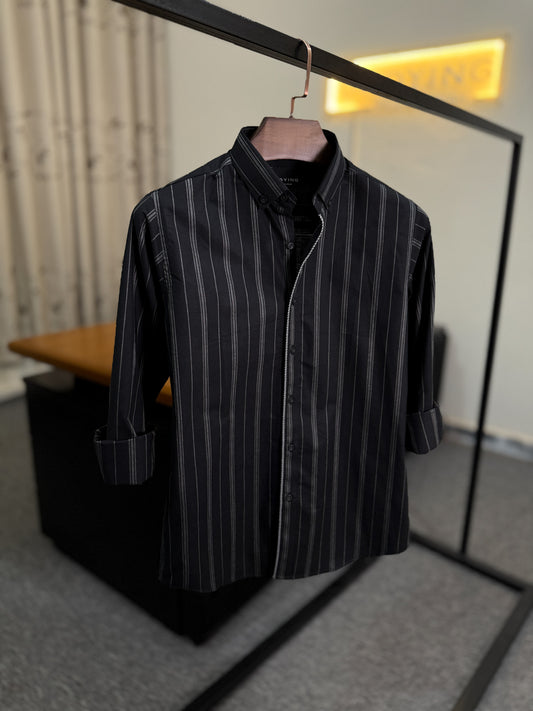 Midnight Stripe Full Sleeve Shirt