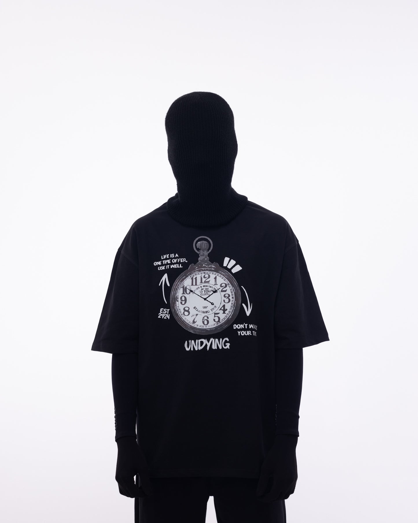 Oversized Tee - Clock