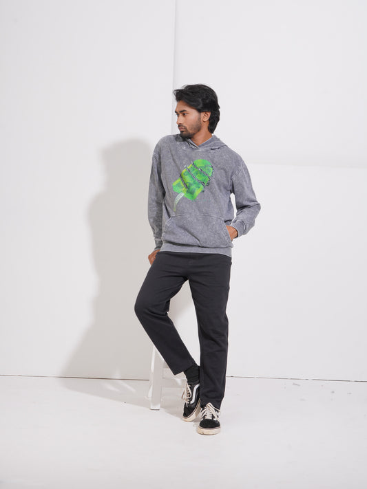 Vintage Washed Hoodie - Ice