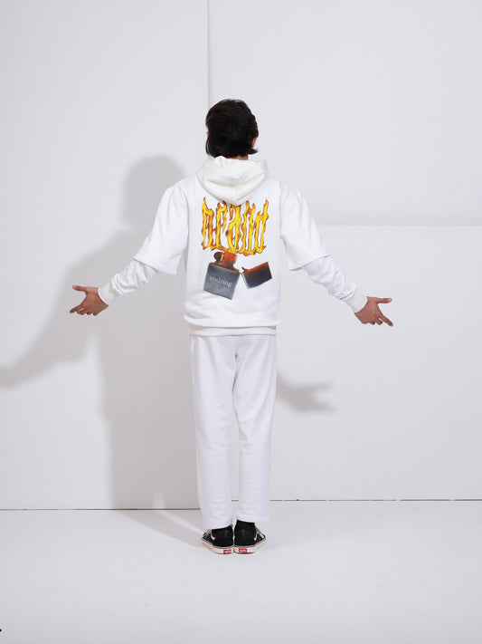 Double Sleeved Hoodie - Fire