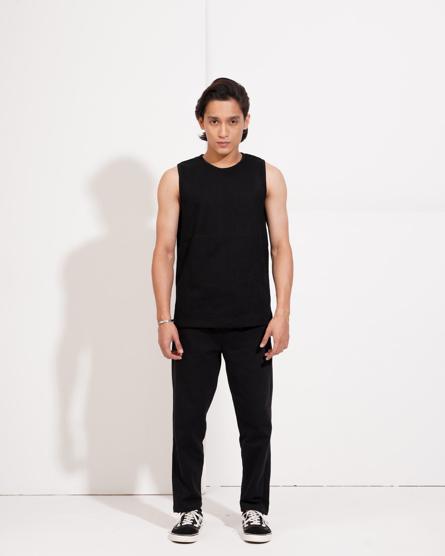 Ribbed Tank - Black