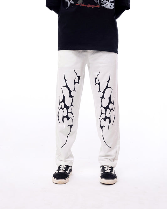 Sweatpant White - Veinfire