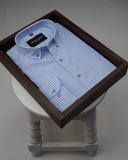 Stripe Shirt - Sky Blue