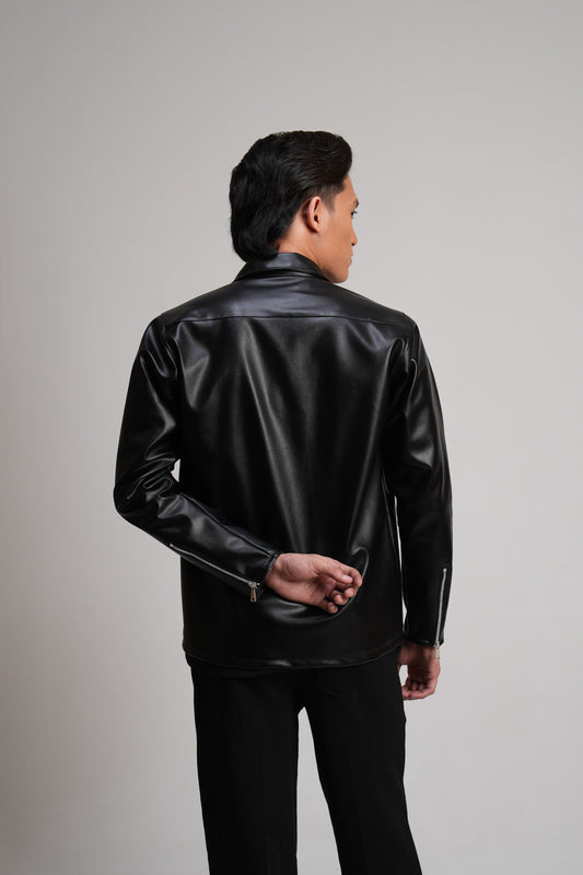 Leather Jacket - Black Z