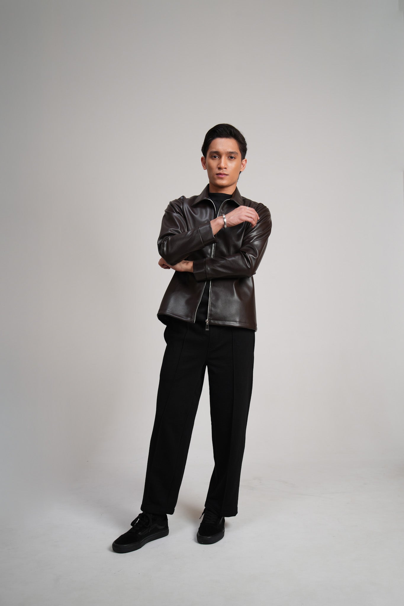 Leather Jacket - Dark Brown