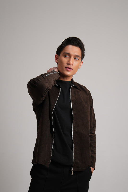 Corduroy Jacket - Brown