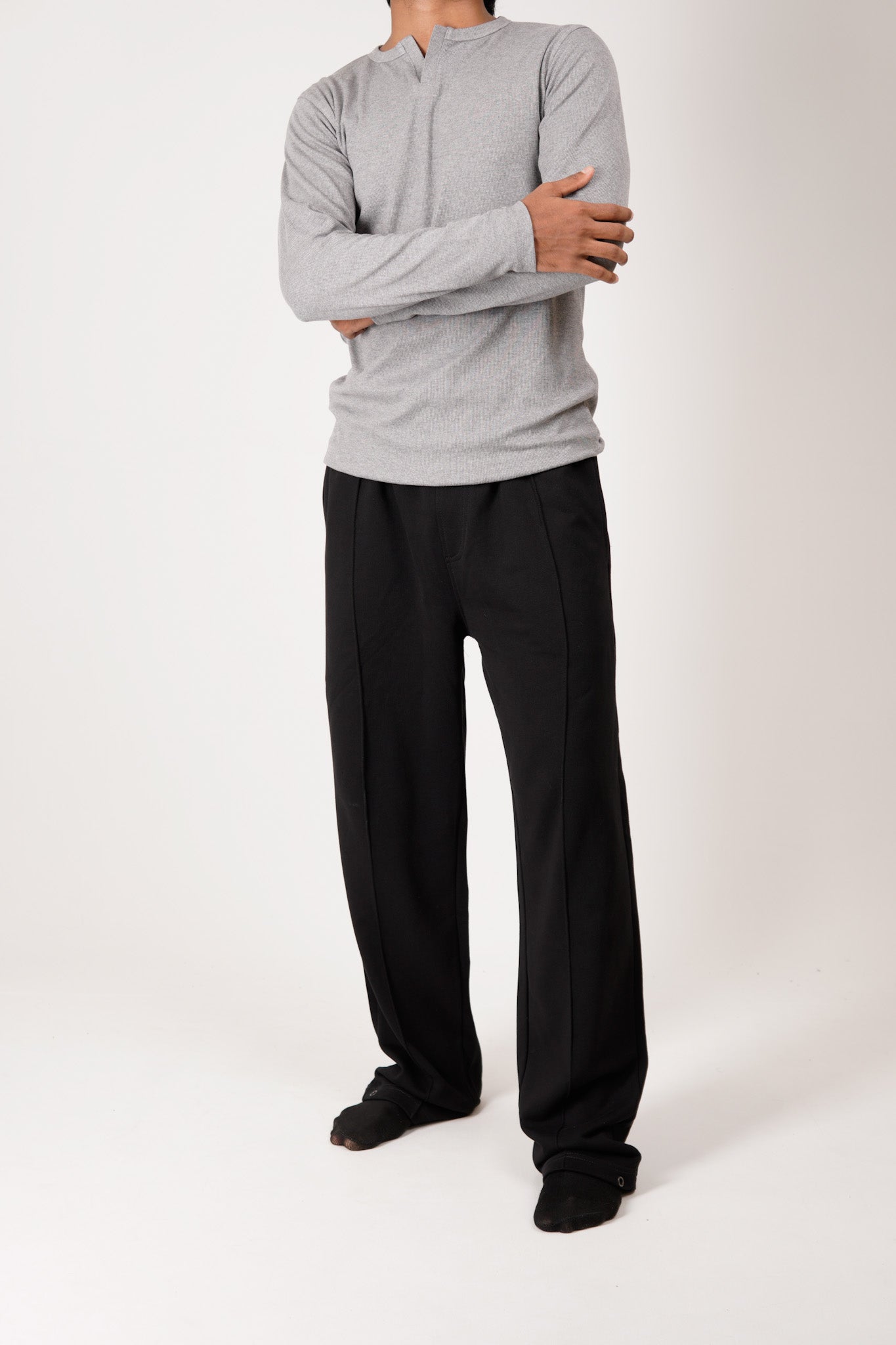 Classic Henley - Grey