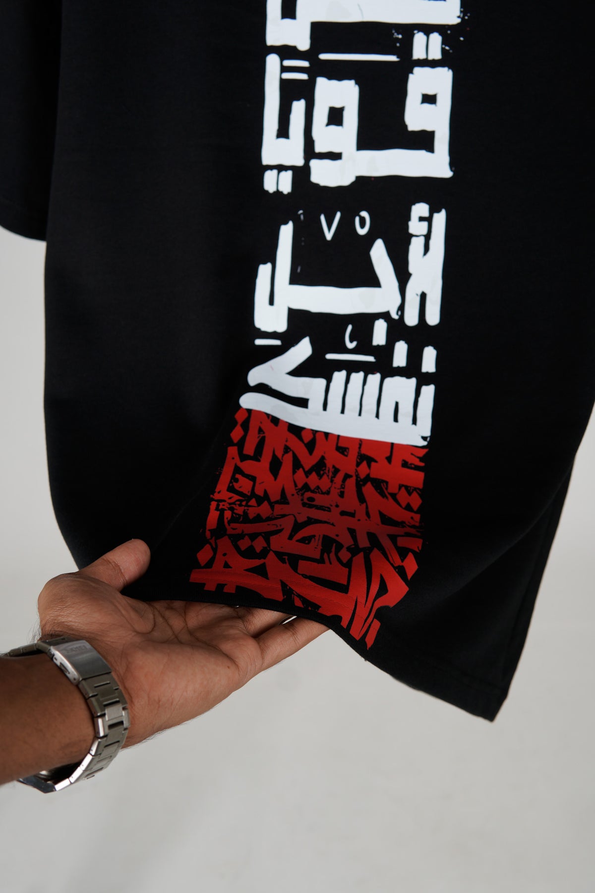Dual Script Oversized T-shirt