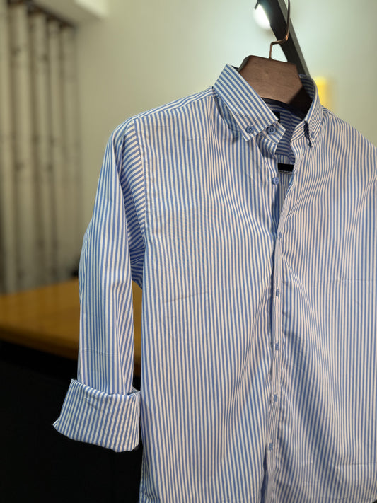 Stripe Shirt - Sky Blue