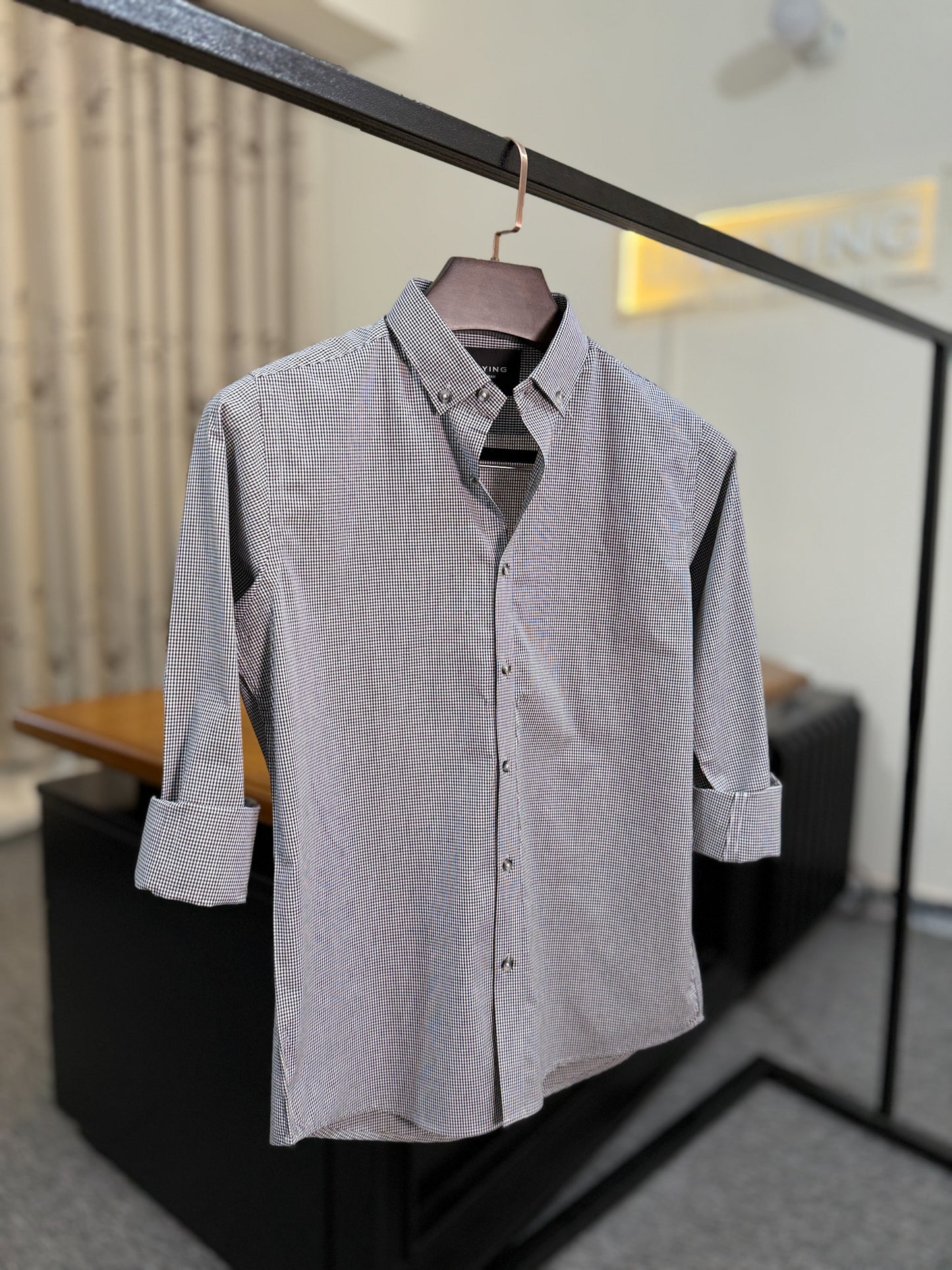 Graphite Check Full Sleeve Shirt