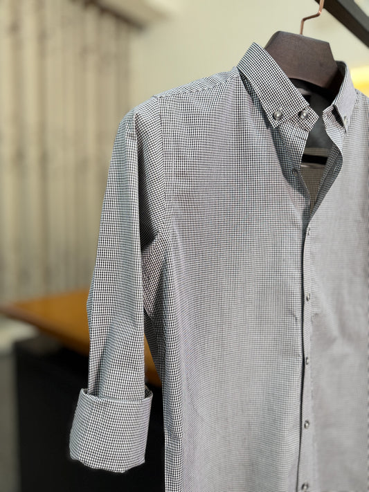 Graphite Check Full Sleeve Shirt