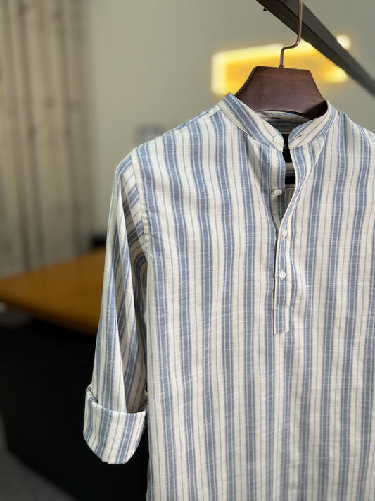 Coastal Stripe Full Sleeve Shirt