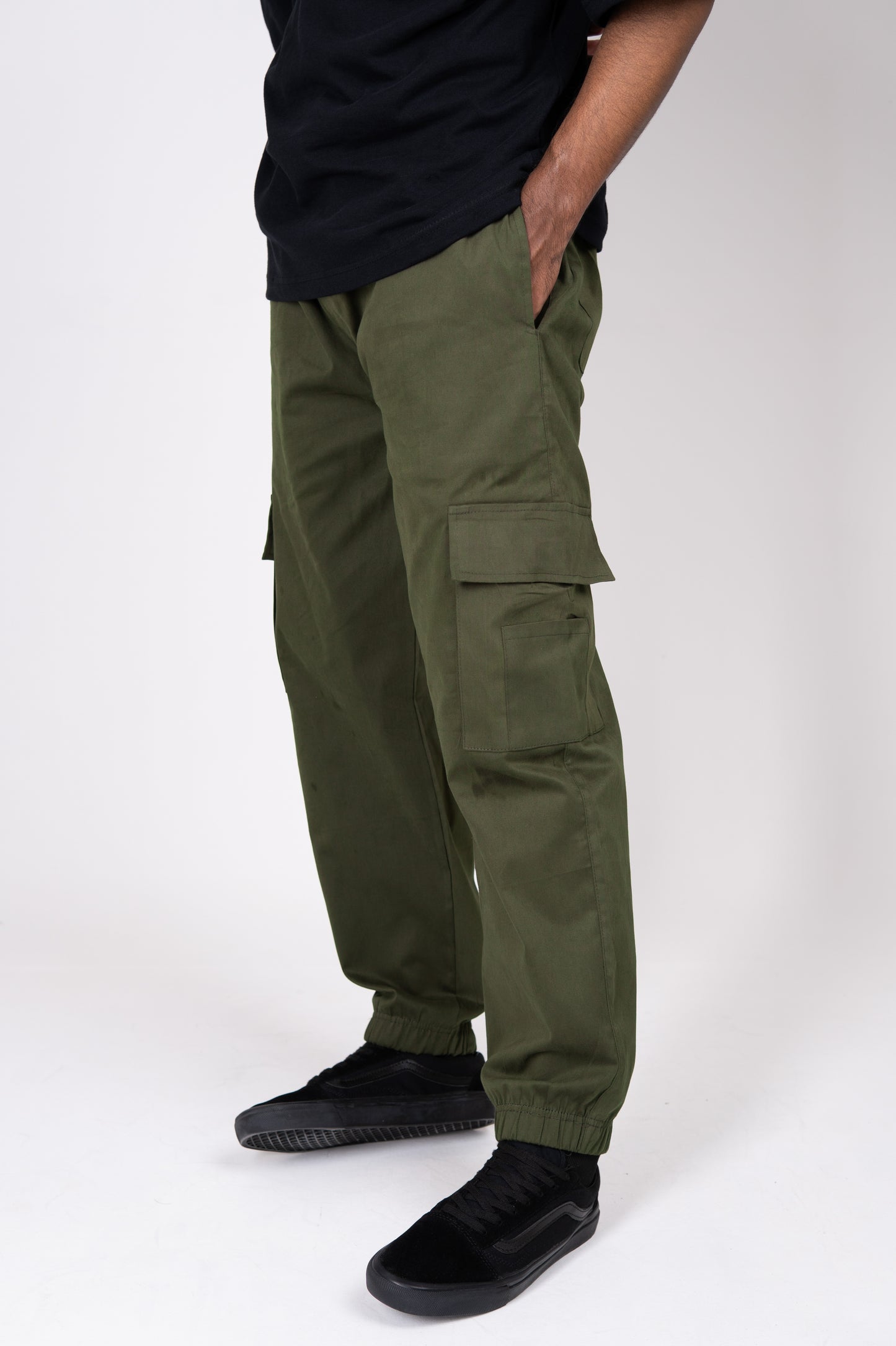 Olive 8 Pocket Cargo