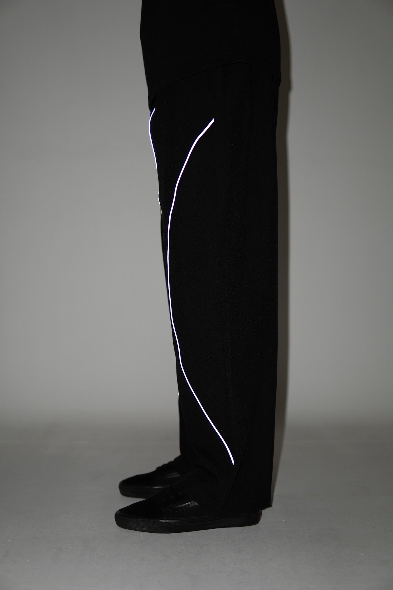 Reflective Track Pant - Black